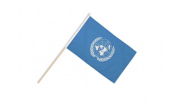 United Nations Hand Flags